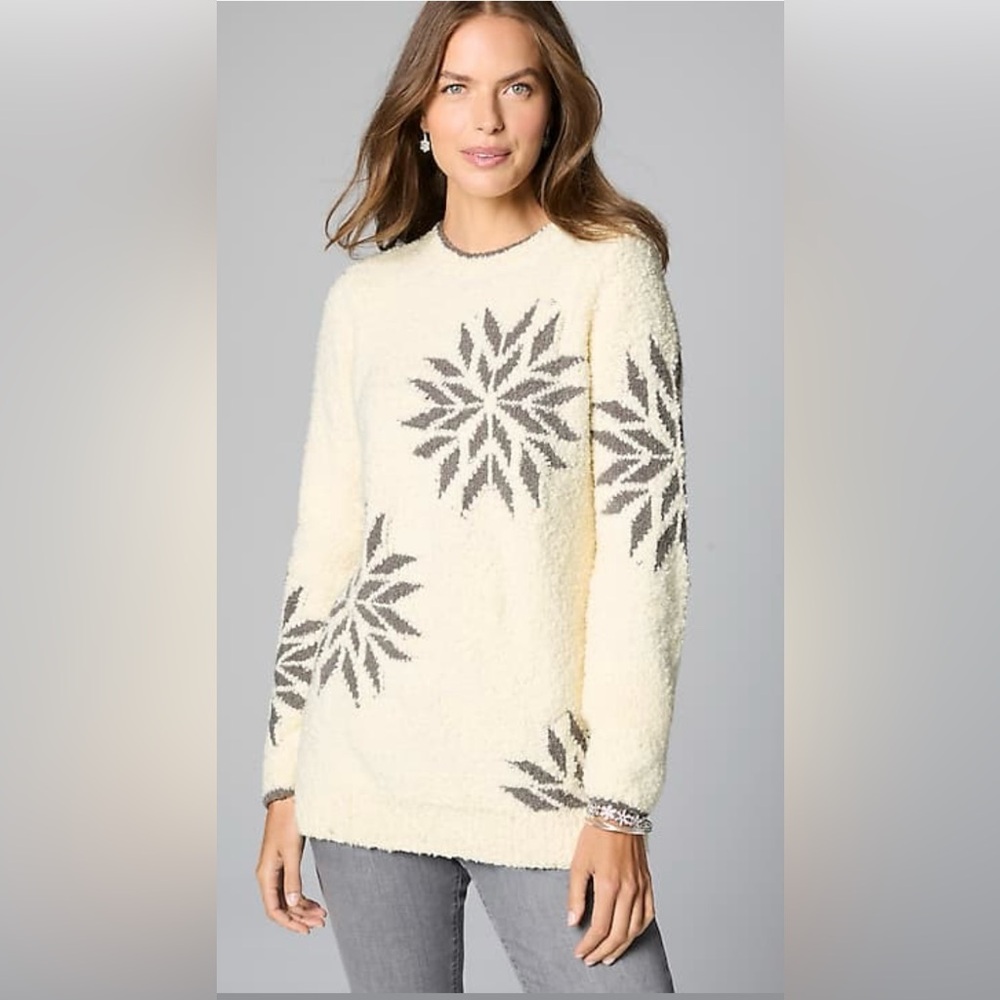 J. Jill Snowflake Sweater